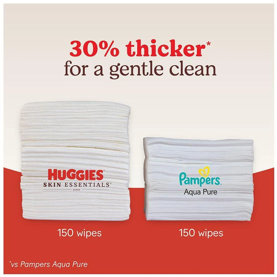 Huggies Baby Wipes, Flip Top Packs Unscented, 112 8