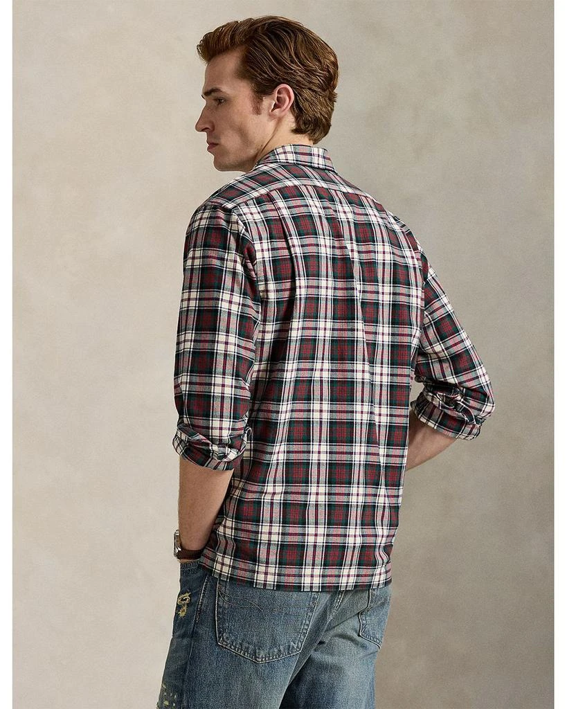Ralph Lauren Classic Fit Plaid Oxford Camp Shirt 3