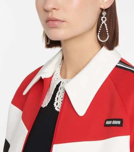 Miu Miu Crystal pendant earrings 3