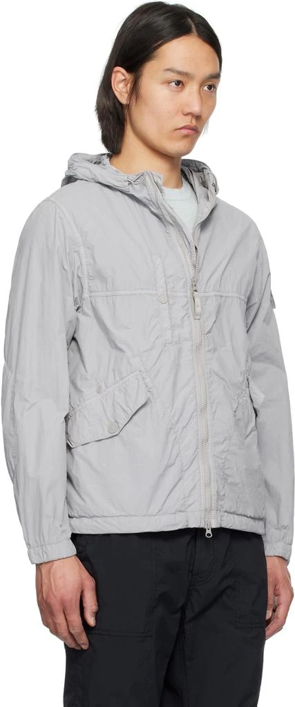 Stone Island Gray Nylon Smerigliato Ghost Jacket 2