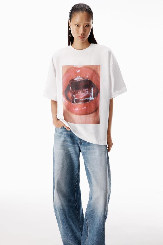 Alexander Wang Ice Cube Graphic Short Sleeve Tee 4