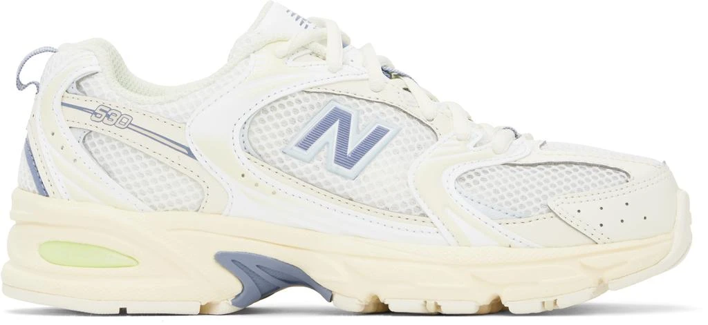 New Balance Off-White & Blue 530 Sneakers 1