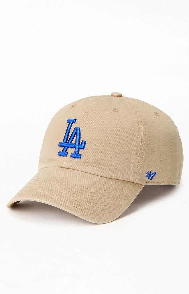 47 Brand Khaki LA Dodgers Clean Up Dad Hat 4