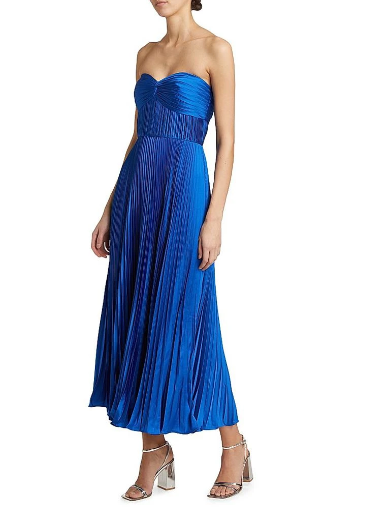 AMUR Pleated Strapless Belle Dress 4
