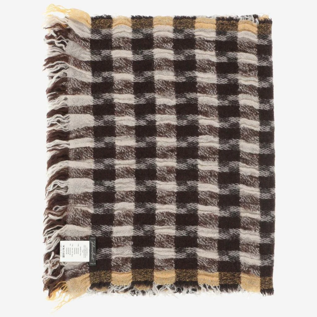 Faliero Sarti Faliero Sarti Checkered Fringe Scarf 1