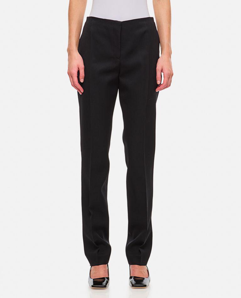 The Attico Wool Gabardine Straight Pants