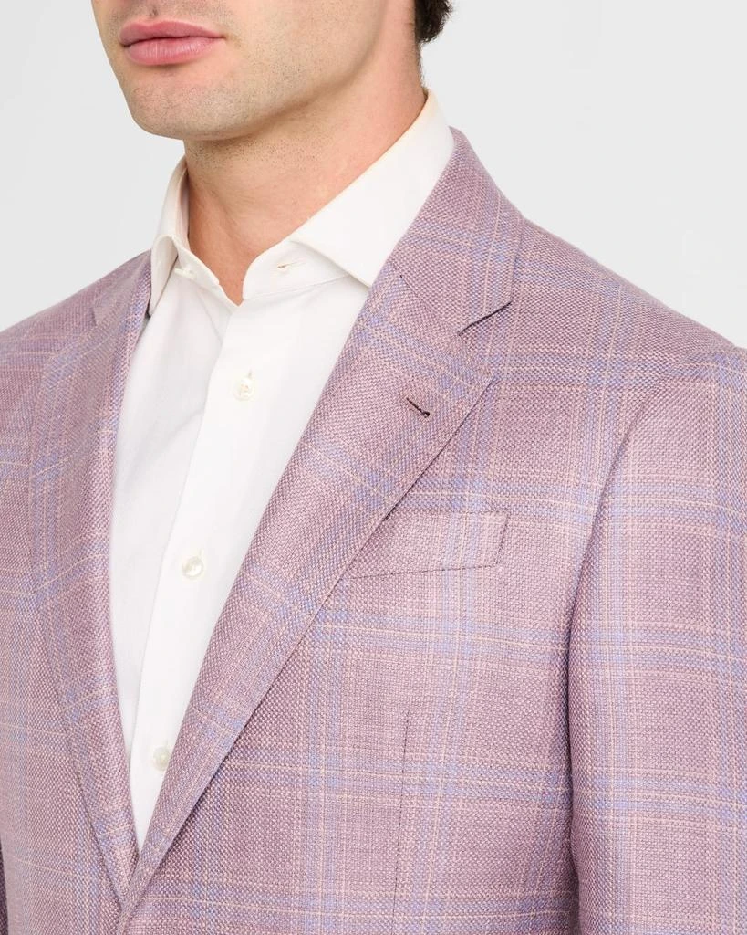 Emporio Armani Men's Textured Plaid Sport Coat 7