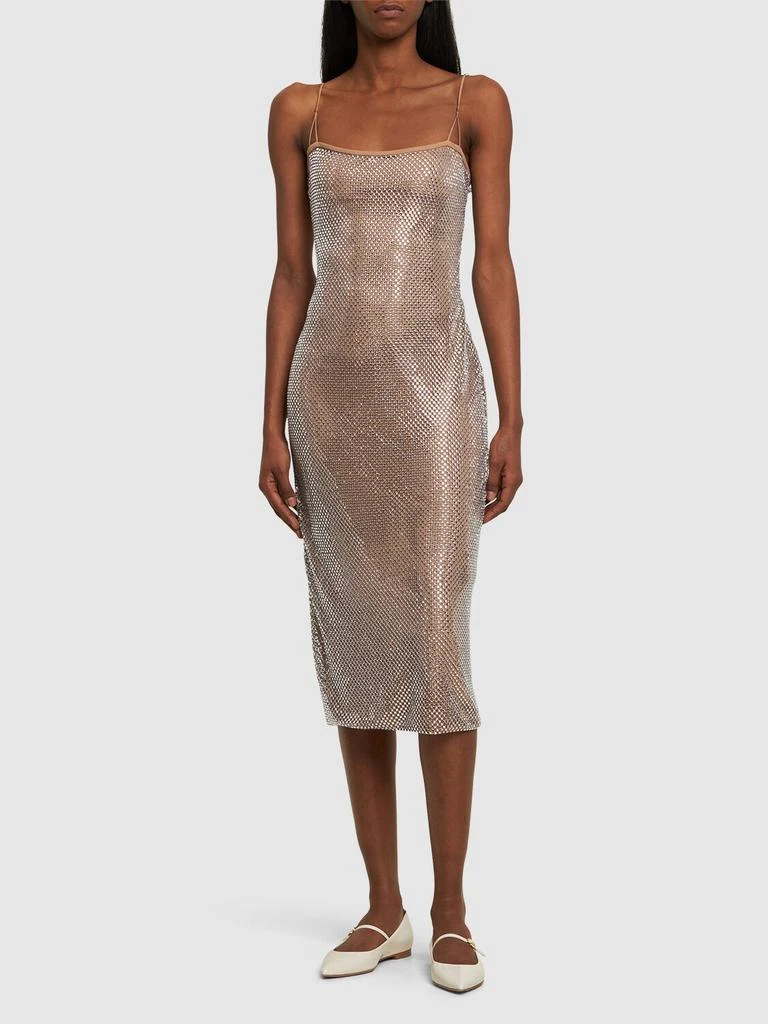 GIUSEPPE DI MORABITO Embellished Midi Dress 1