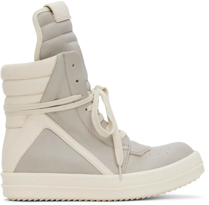 Rick Owens Off-White Geobasket Sneakers 1
