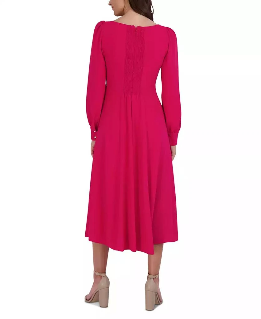 julia jordan Women's Long-Sleeve Midi Dress 2