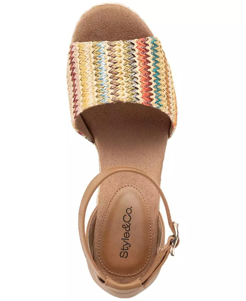Style & Co Women's Seleeney Wedge Sandals, Created for Macy's 5