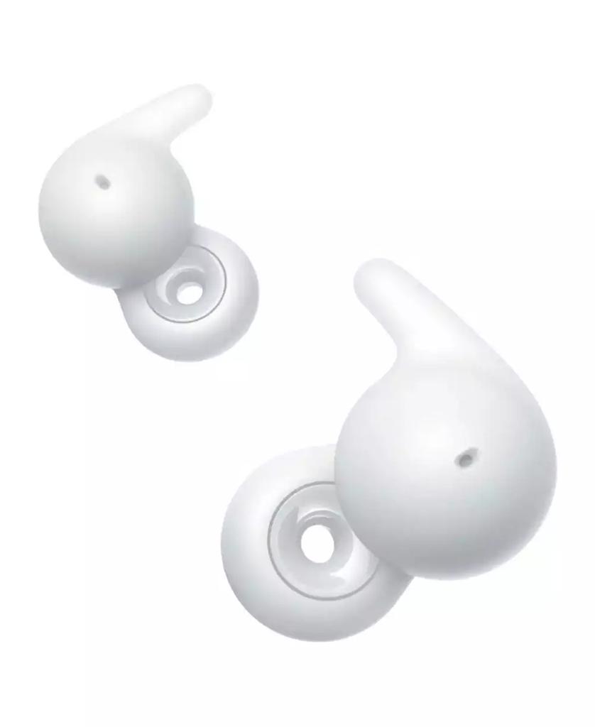 SONY LinkBuds Open True Wireless Earbud White Headphones with Earbud Case Bundle