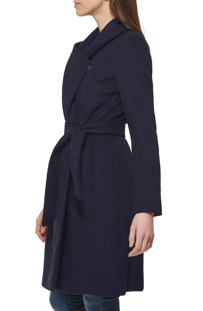 Cole Haan Signature Slick Wool Blend Wrap Coat 4