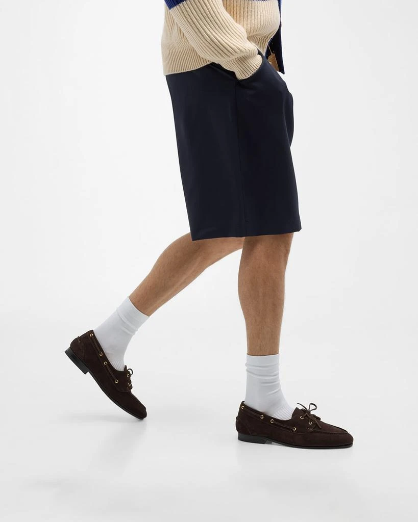 Bally Men's Plume Leather Boat Shoes 2