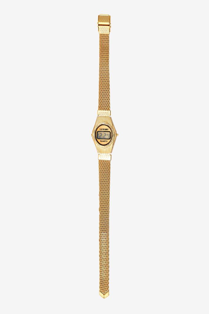 Los Angeles Apparel WCHRA56 - Tiny Oval Metal Mesh Luxury Watch