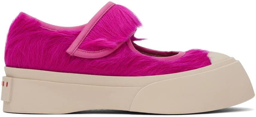 Marni Pink Pablo Mary Jane Ballerina Flats 1