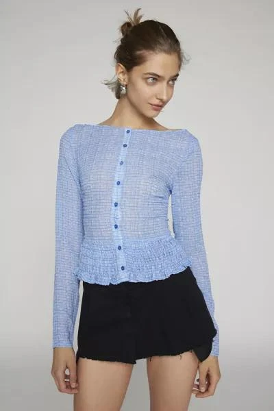 Lioness Lioness Poppy Button-Down Long Sleeve Top 1
