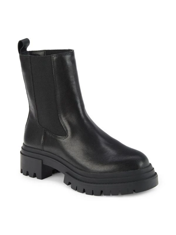 Saks Fifth Avenue Lenu Leather Ankle Boots 2