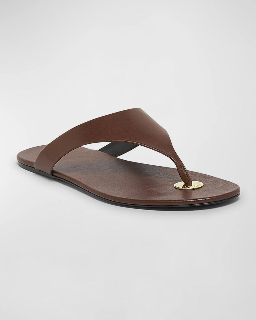 Yves Saint Laurent Kouros Leather Thong Sandals 2