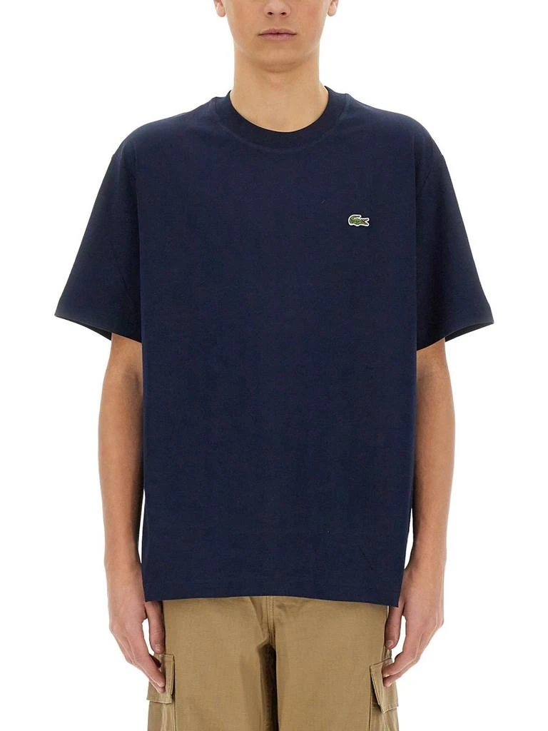 Lacoste Lacoste Logo Patch Crewneck T-Shirt 1