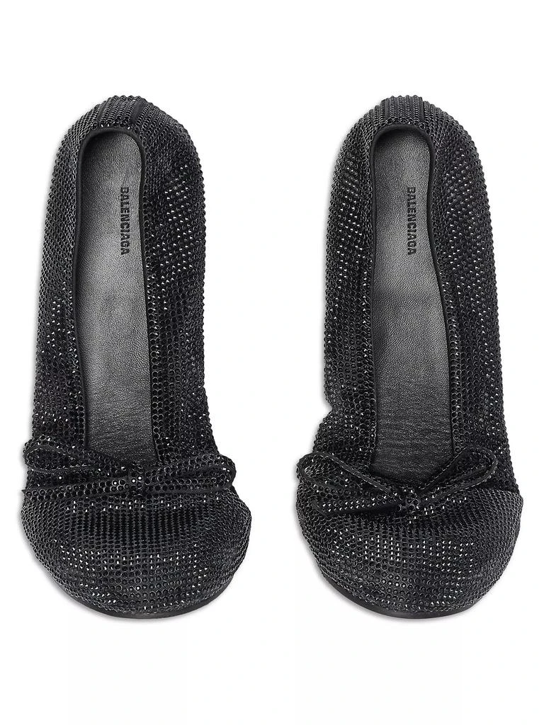 Balenciaga Leopold Ballerinas with Rhinestones 6