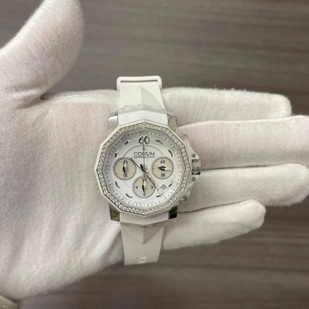 Corum Corum Admiral's Cup Competition 40 Chronograph Stainless Steel Diamond Automatic Watch A984/01022 3
