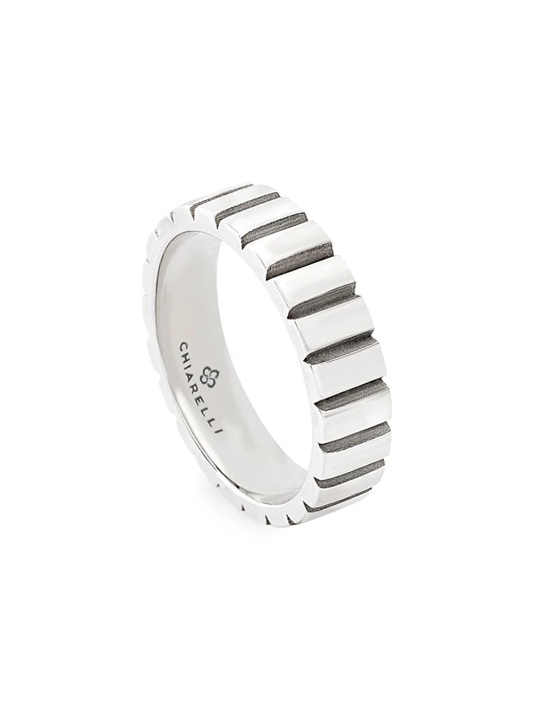 Chiarelli Milano Riflessi 18K White Gold Band Ring