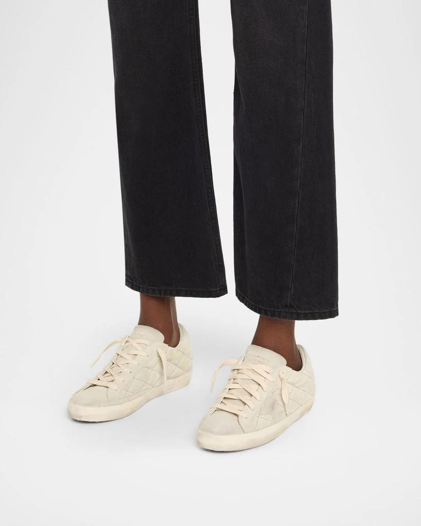 Golden Goose Super-Star Quilted Mixed Leather Low-Top Sneakers 2