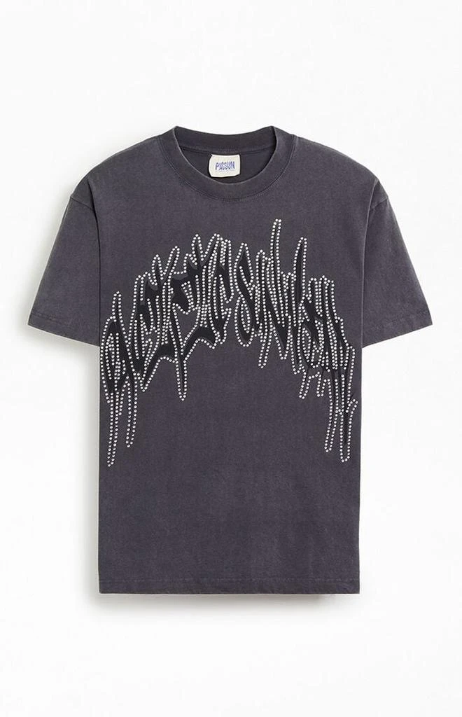 PacSun Handstyles Rhinestone T-Shirt 1