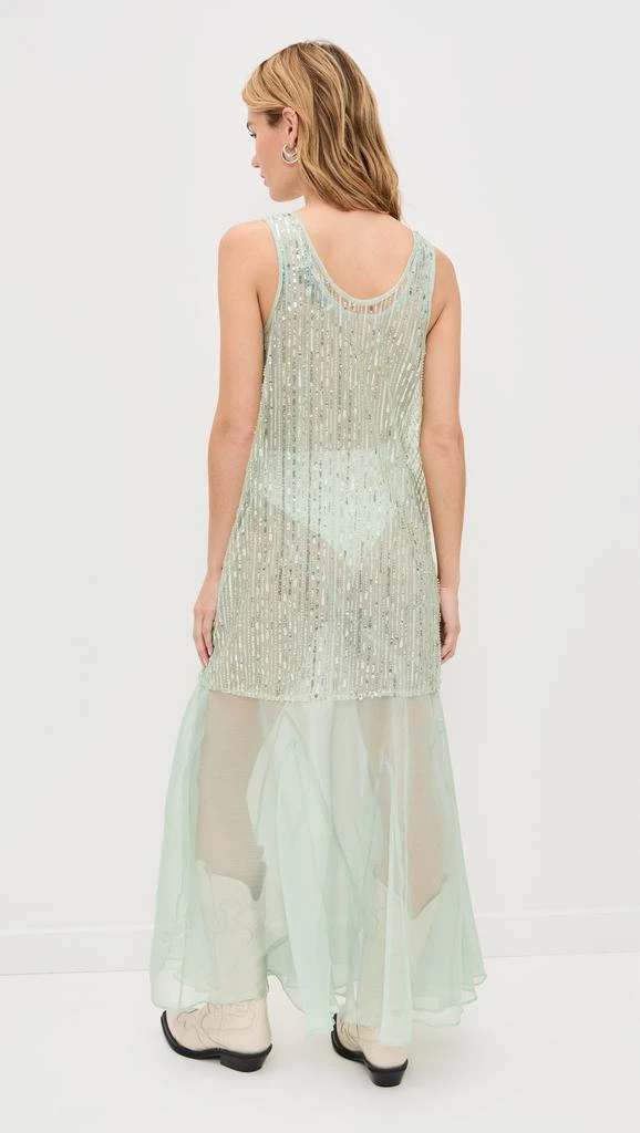 Endless Rose Sequins Overlay Chiffon Maxi Dress 2