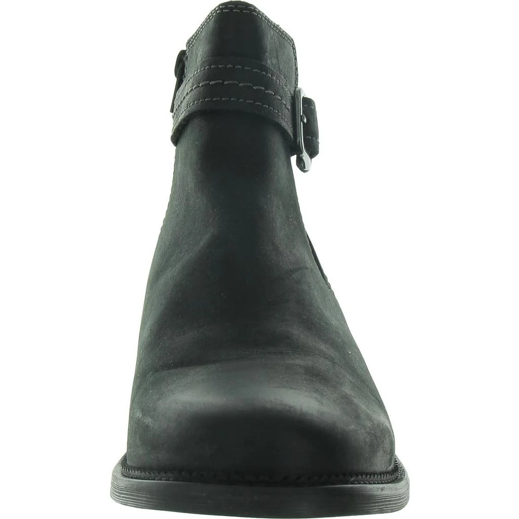 Clarks Womens Leather Zipper Ankle Boots 3