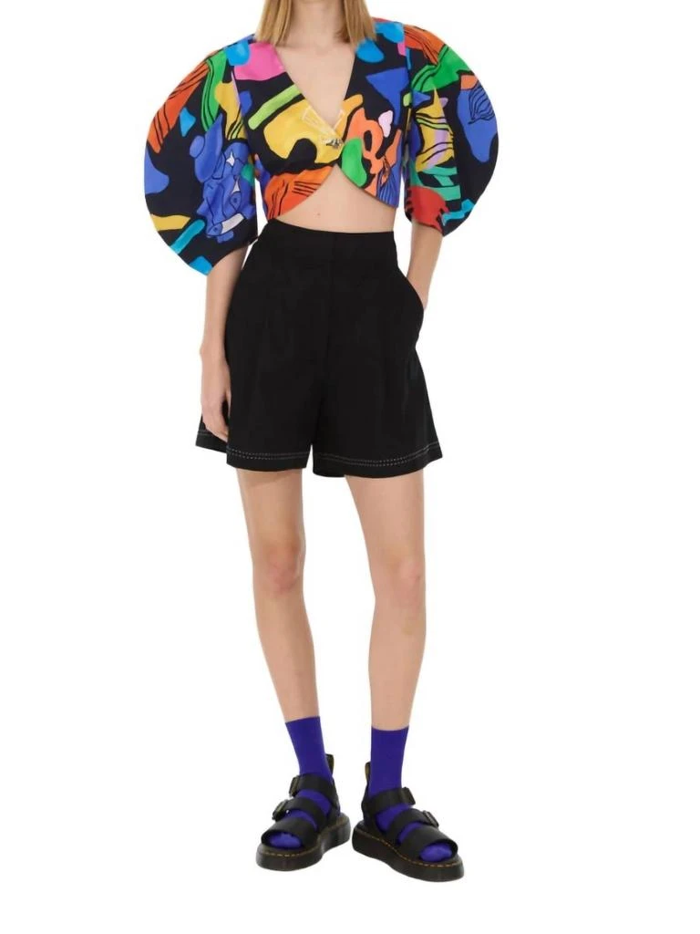 De Loreta Manti Shorts In Black 1