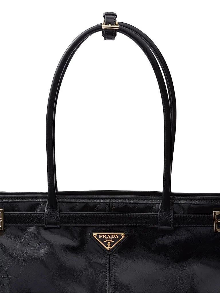 Prada Bonnie Large Leather Handbag 6