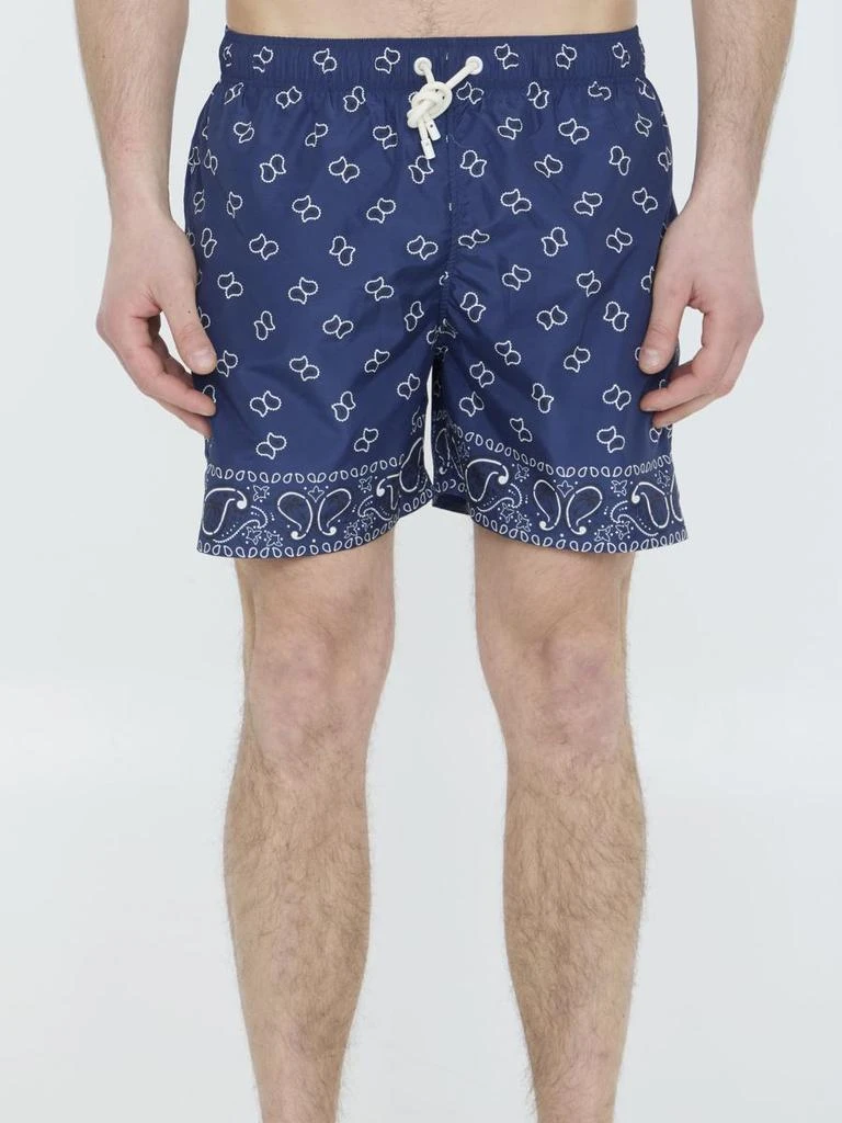 Palm Angels Paisley Print Swim Shorts 1