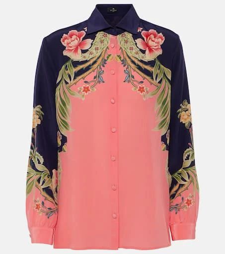 ETRO Printed silk shirt 1