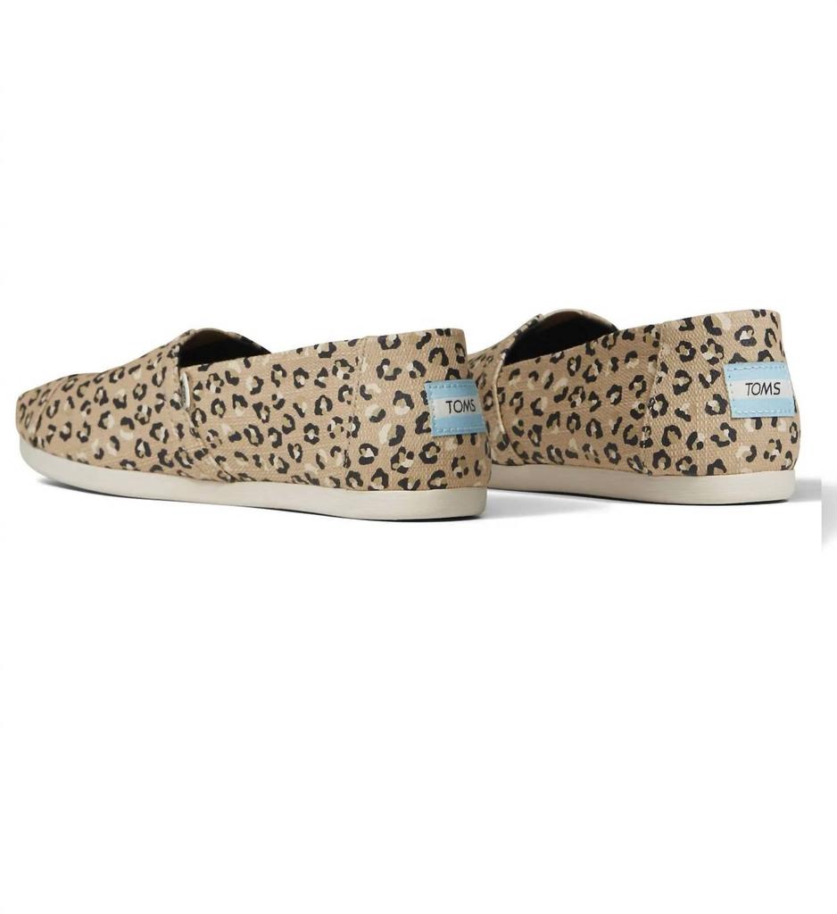 TOMS Women's Classic Alpargata Textured Espadrilles In Natural Cheetah