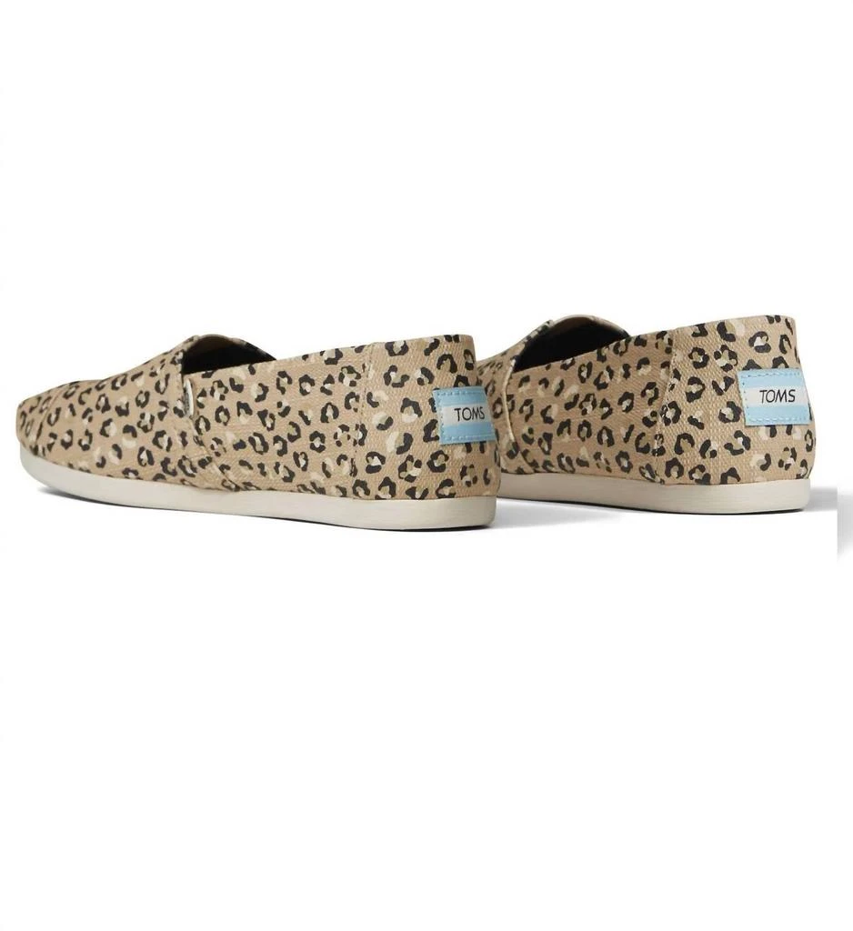 TOMS Women's Classic Alpargata Textured Espadrilles In Natural Cheetah 2