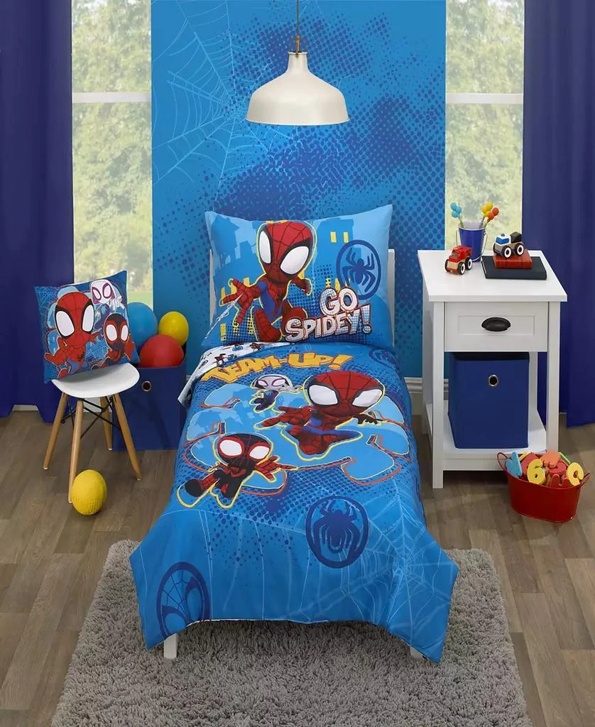 Marvel Marvel Spidey Team Toddler Decorative Pillow, 15" x 12" 4