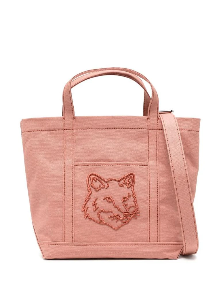Maison Kitsune Maison Kitsuné Fox Head Small Tote Bags 1