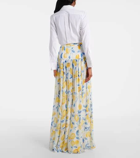 Alexandra Miro Jamie sheer maxi skirt 3