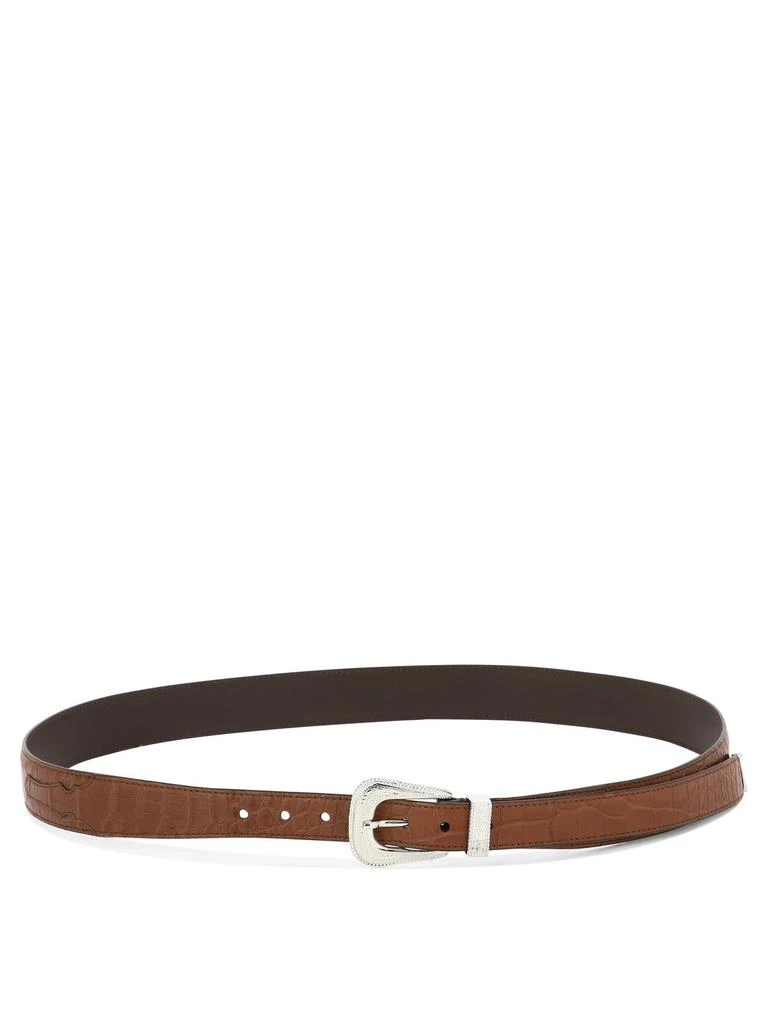 Brunello Cucinelli Brunello Cucinelli Embossed Buckle Belt 1