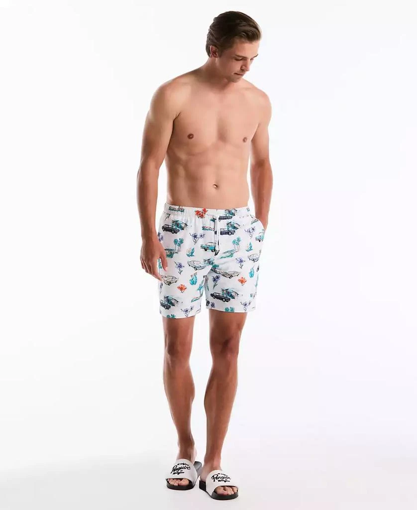 Original Penguin Men
s Car Print Swim Trunks 2