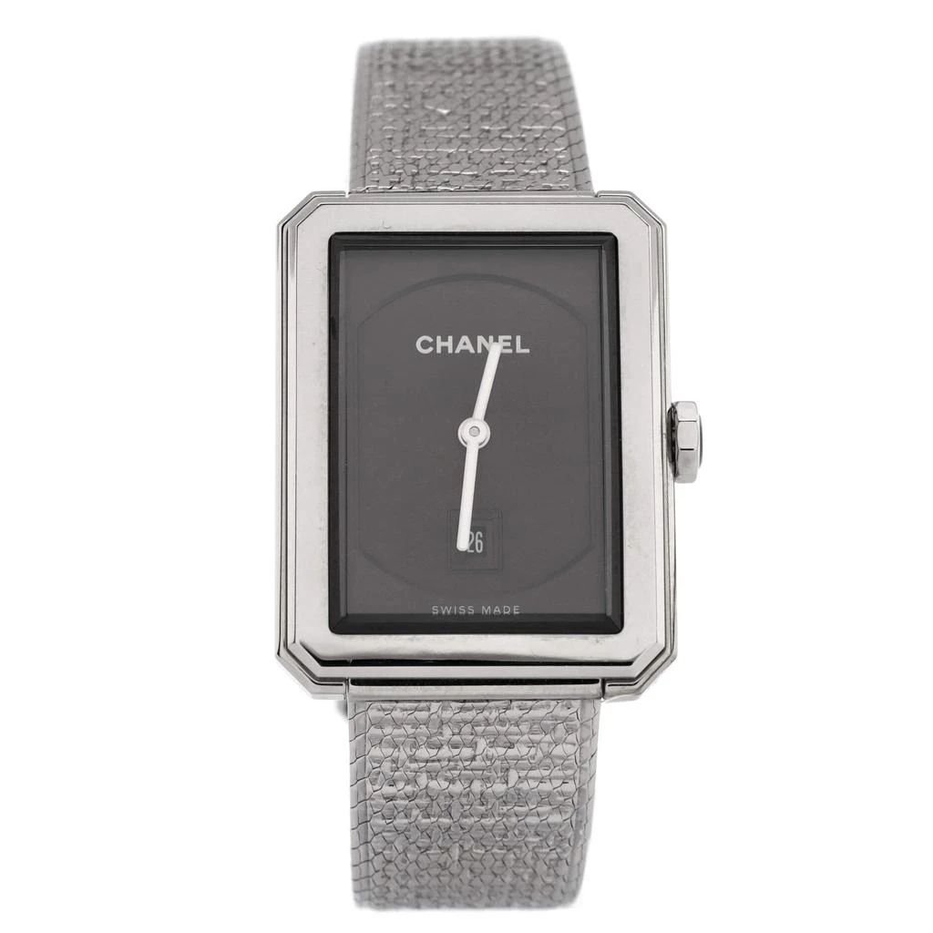 Chanel Boy·Friend Tweed Quartz Watch Stainless Steel 26 1