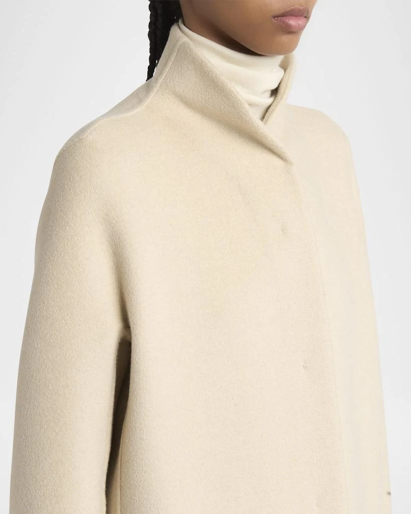 Loro Piana Scotty Double Baby Cashmere Single-Breasted Coat 5