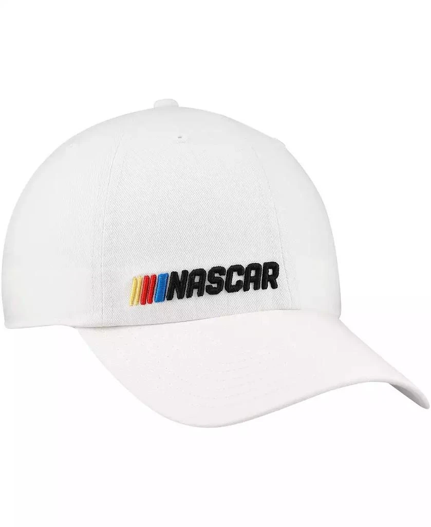 '47 Brand Men's White NASCAR Low Down Script Clean Up Adjustable Hat 1