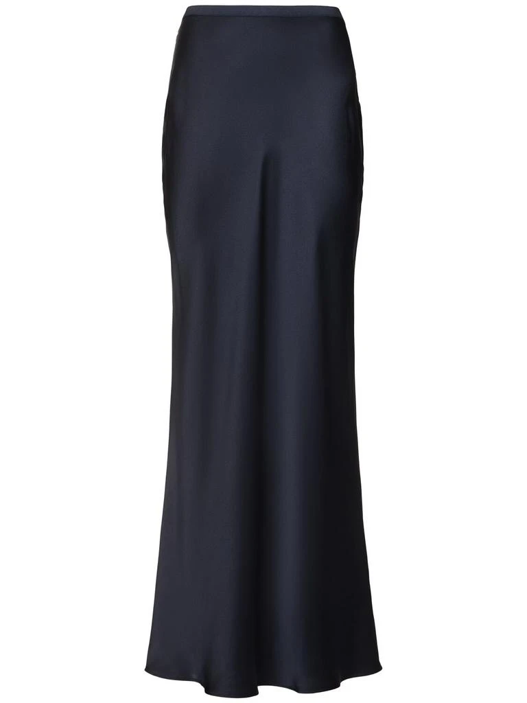 ANINE BING Bar Silk Satin Maxi Skirt 1
