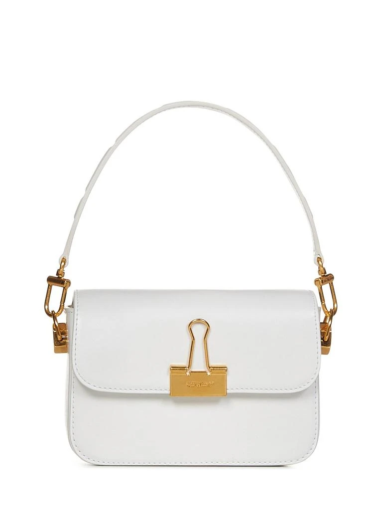 Off-White Off-White Binder Foldover Top Small Shoulder Bag 1