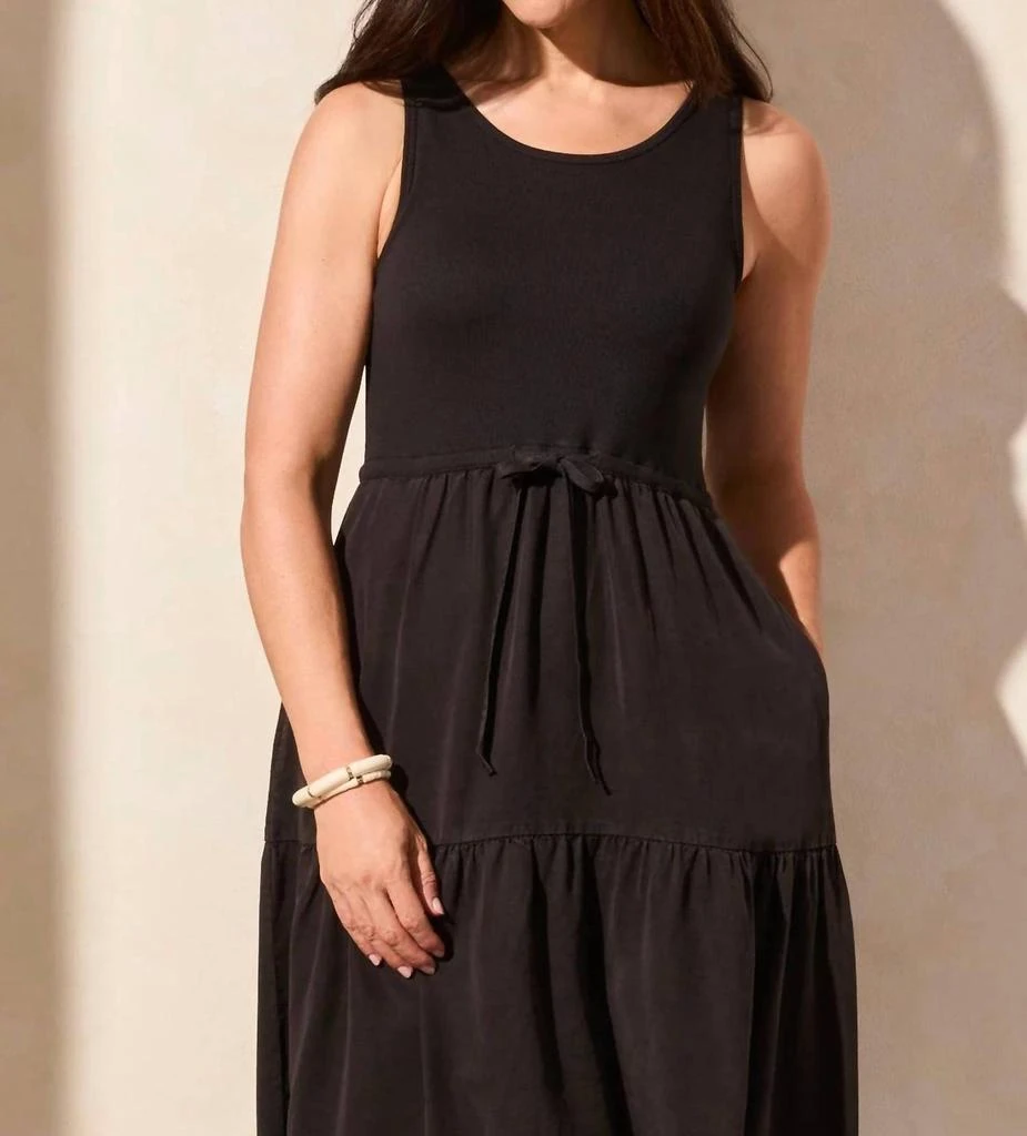 knee length dresses for ladies Tribal Ray of Color Short Sleeve Midi Dress  Samuel & Co
