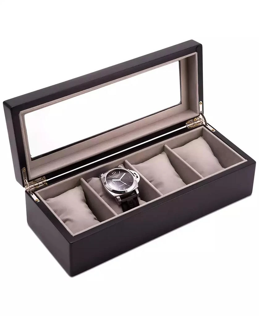 Bey-Berk Cherry Wood Four-Watch Box 2