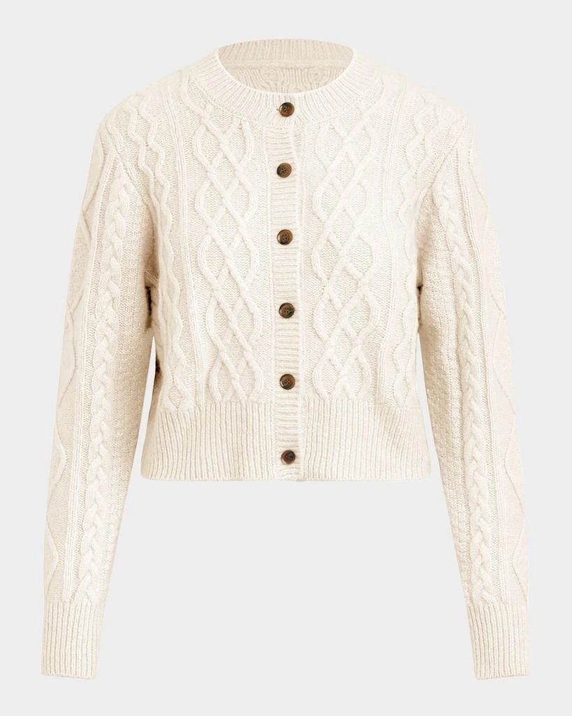 Favorite Daughter The Eleanor Cable-Knit Cardigan 1